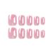 Simple And Solid Color Wearable Polish, Removable Short Square False Nail Patches, Press On Nails_voghion.com