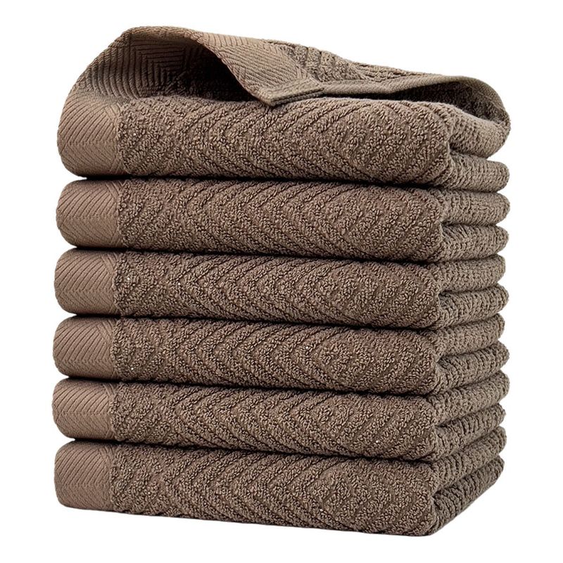 6-pack 100% katoenen gezichtshanddoeken - zacht en absorberend (effen kleur, voor bad en gezicht, hypoallergeen)_voghion.com