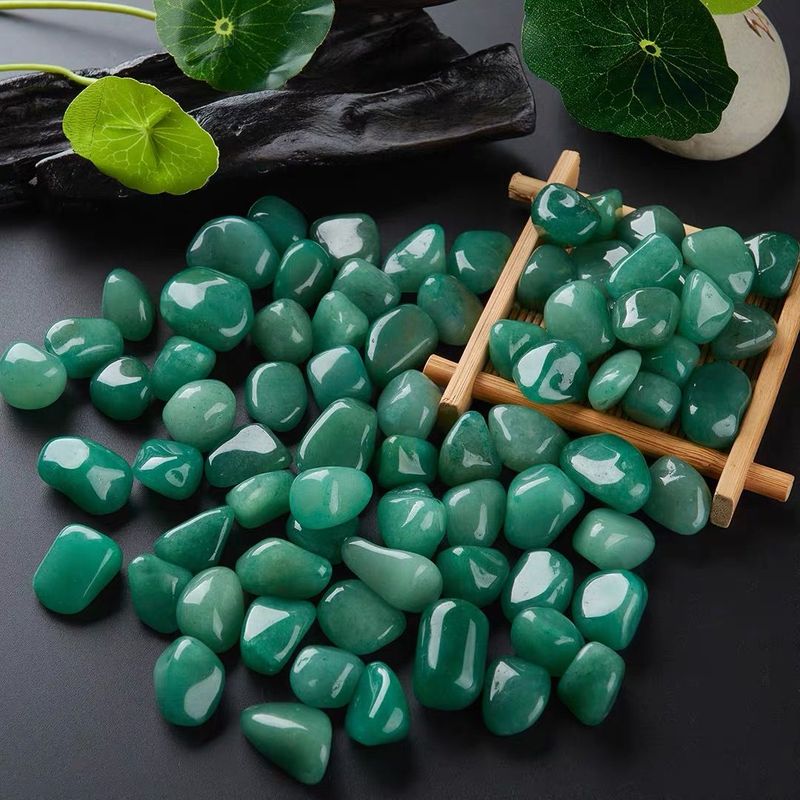 Pure Natural Jade Raw Ornament Green Dongling Mineral Fish Tank Landscaping Flower Pot Base Decoration Hydroponic Small_voghion.com