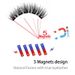 Set di 5 paia di ciglia magnetiche - Ciglia finte riutilizzabili con clip per uso quotidiano (facili da applicare)_voghion.com