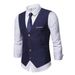 Men's Clothing New Men's Suit Vest Youth Fashion Business Casual Men's Slim Korean Vest Vest_voghion.com