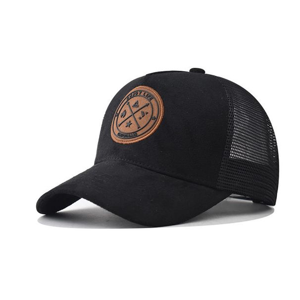 Nieuwe katoenen gepersonaliseerde driedimensionale ronde logo geborduurde honkbalpet met harde Oxford voering hoed die niet_voghion.com