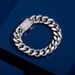 Ins New Box Jewelry Buckle Cuban Inlaid Zircon Real Gold Electroplated Hip Hop Men's Bracelet_voghion.com