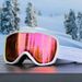 Neu Schutz Bergsteigen Schnee Brille Snap-on Myopie Zylindrische Doppel-schicht Anti-fog Ski Ausrüstung_voghion.com
