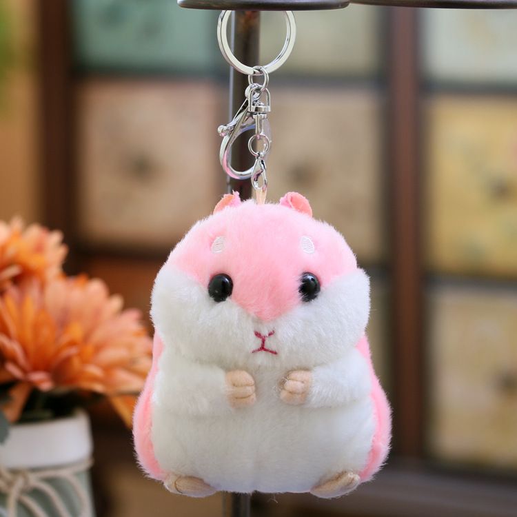 Maus-Anhänger, süßer weicher, süßer Hamster, Schlüsselanhänger, Tasche, Plüschpuppe, Puppe_voghion.com
