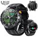 LIGE Waterdichte AMOLED Smartwatch met hartslagmeter, bloedzuurstofmeter, stappenteller, Bluetooth-bellen en slaapregistratie voor Android en iOS_voghion.com