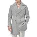 Klassischer zweireihiger Trenchcoat für Herren – Slim Fit, mittellanger Mantel mit Revers, lässiger Ganzjahres-Windbreaker, Grau/Schwarz/Rot/Armeegrün_voghion.com