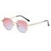 Gradient Fashion Sunglasses Women Men Metal Shades Outdoor Sport Eyewear Summer Travel Beach Sun Glasses_voghion.com