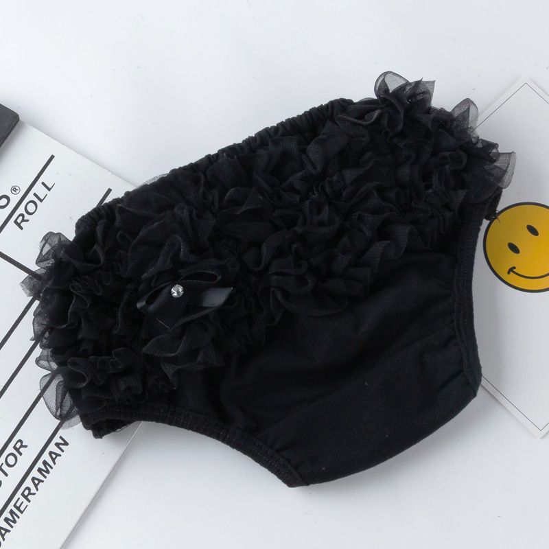 Sommerpige Baby PP 0-2 år gammel blød og sød dobbeltsidet mesh spædbarns bomuldsshorts børnebukser_voghion.com