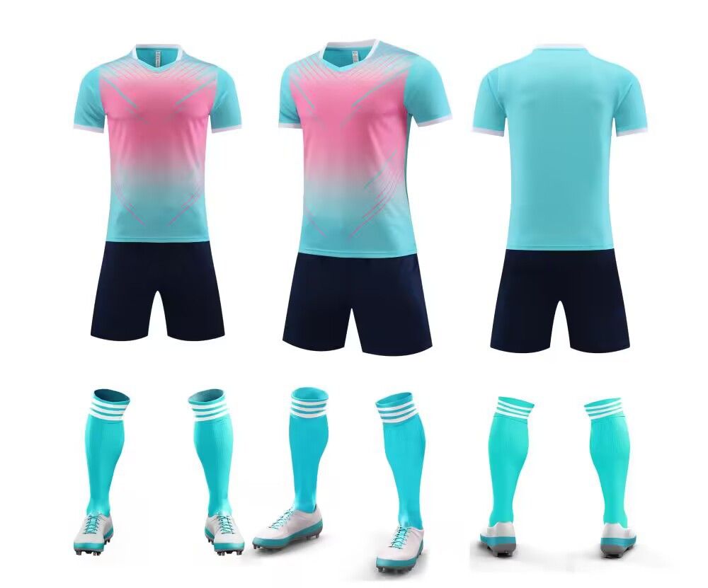 Meeste rõivad Kiire hulgimüük üliõpilaste spordikoosolek trükkimisvõistlus treening jalgpallisärk lühikeste varrukatega laste jalgpallisärgi ülikond meestele_voghion.com