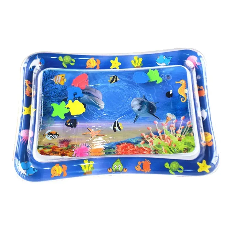 Summer Inflatable Water Mat PVC Playmat Toddler Activity Play Center Water Mat For Babies Early Education Developing Sum_voghion.com