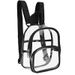 Zaino visivo trasparente mini portatile per studenti, sport all'aria aperta, stadio_voghion.com