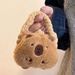 Cute Plush Bag Cartoon Brown Suitable For IPhone Card Capybara Bala Storage Earphone Protective Case Coin Purse_voghion.com