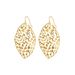 New Style Cold Style Hollow Leaf Earrings Exaggerated Atmosphere High End Ear Hooks Niche Temperament Design Earrings For Women_voghion.com