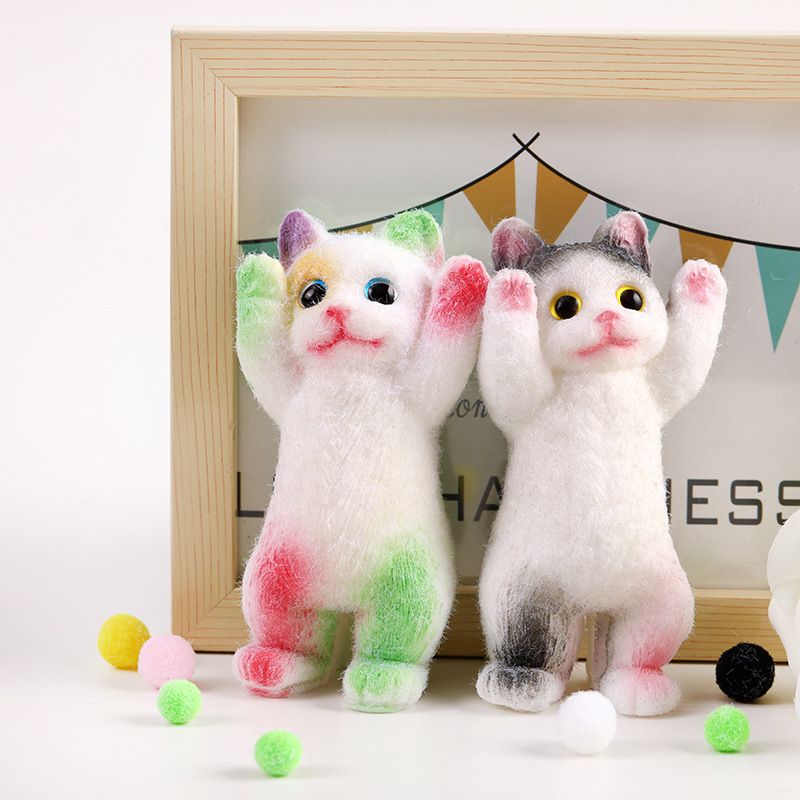 Foam Squishies Hands Up Cat Squeeze Music Decompression Toy Simulation Same Style Squeeze Decompression Vent Fat Cat_voghion.com