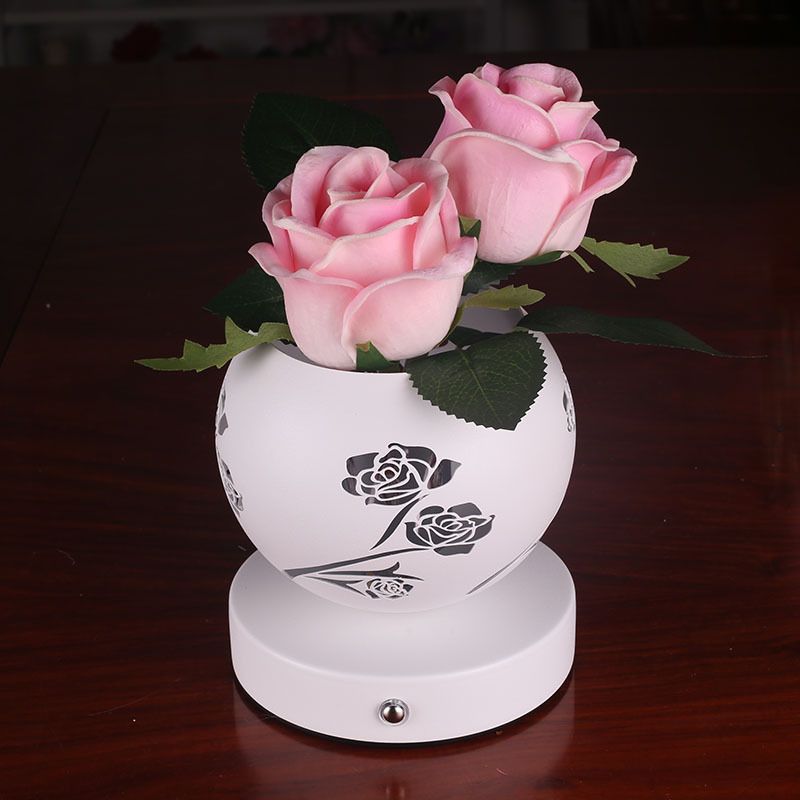 Neu Rose Nacht Ornament Desktop Dekorative Schreibtisch Lampe Schlafzimmer Bedhead Atmosphäre Licht Kreative Geschenk_voghion.com