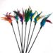 Pet Cat Toy Bell Long Rod Colorful Feather Teaser Wand Scratch And Bite Resistant Boredom Relief_voghion.com