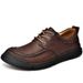 Leder Herbst Neue Oberschicht Rindsleder Herren Casual Atmungsaktive rutschfeste weiche Sohle Low-Cut Business Formelle Schuhe_voghion.com