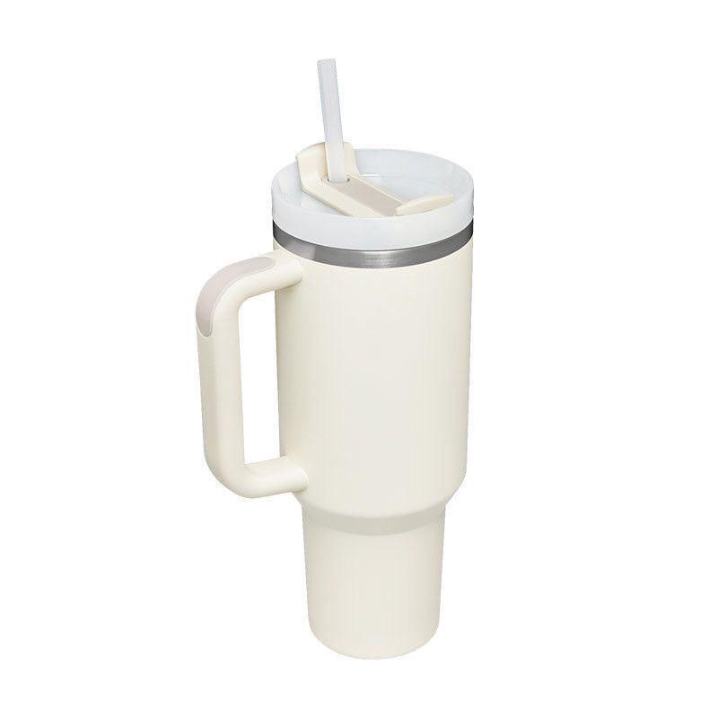 Großer Becher mit 40 oz Fassungsvermögen – Autobecher mit Henkel/Strohhalm_voghion.com