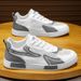 Men's Breathable Mesh Sneakers For Summer - Lightweight Slip-On Casual Shoes With Anti-Slip Rubber Sole, Round Toe Design For Teens And Young Adults_voghion.com