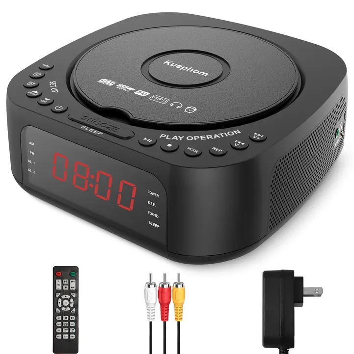 DVD Player DVD Player Bluetooth CD Player USB Player Radio Alarm Clock_voghion.com