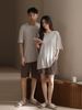 Modal Couple Summer Pajamas - Thin Short - Sleeve Sets For Him & Her_voghion.com