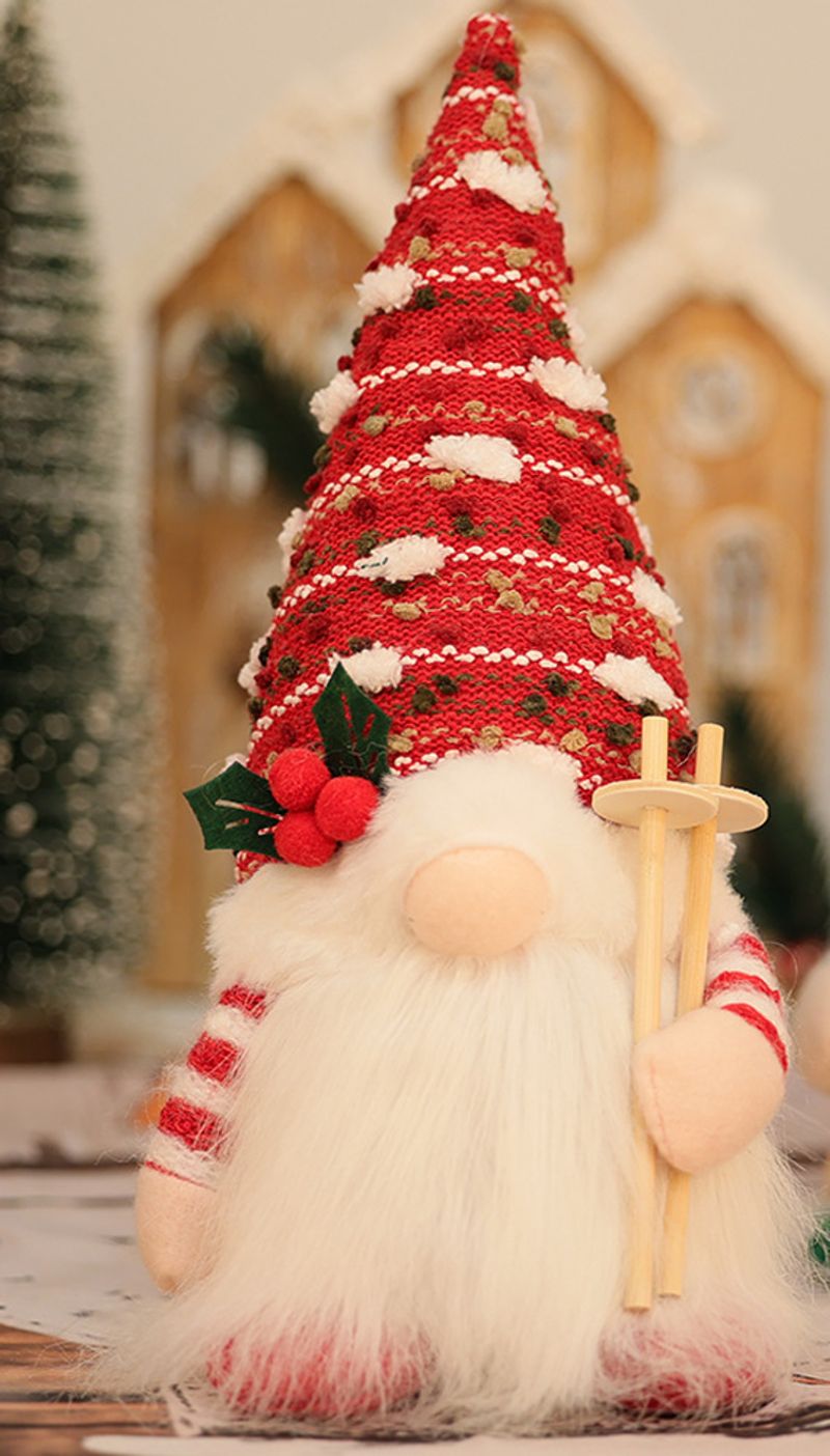Decorative products American country knitting with lights Faceless doll Creative glowing Rudolf dwarf_voghion.com