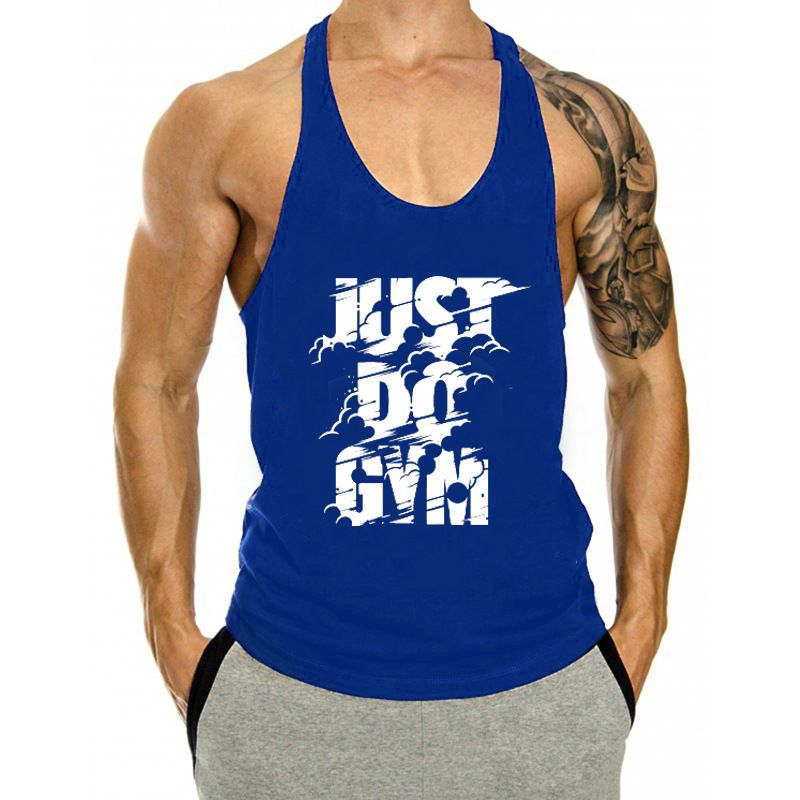 Abbigliamento sportivo da uomo, per il tempo libero, con stampa, ad asciugatura rapida, traspirante, con spacchi, per il fitness_voghion.com