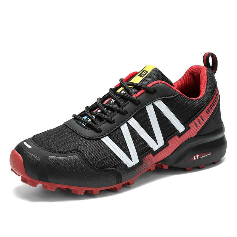 Herren Wanderschuhe Leichte Schnürschuhe Trail Running Schuhe Outdoor Walking Turnschuhe Rutschfest_voghion.com