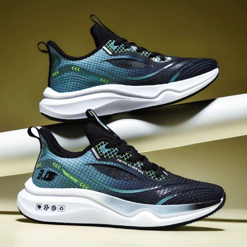 Summer new mesh ultra light sports breathable shock-absorbing running shoes_voghion.com
