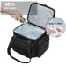 Tactical Lunch Box For Men,Thermal Lunchbox Leakproof Waterproof Cooler Bag,Large Lunch Pail For Work Office Camping Travel (Black)_voghion.com