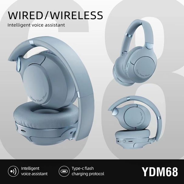 New Wireless Bluetooth Heavy Bass Gaming Headset_voghion.com