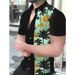 2024 new summer men's short sleeved printed casual personalized lapel oversized shirt lining_voghion.com
