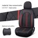 cuscino per sedile auto completamente in pelle, coprisedile in pelle Nappa universale per tutte le stagioni, cuscino per sedile a cinque posti completamente circondato e resistente all'usura_voghion.com