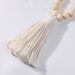 Curtain wooden bead tie curtain tie bead chain simple hotel homestay decorative curtain tie rope_voghion.com