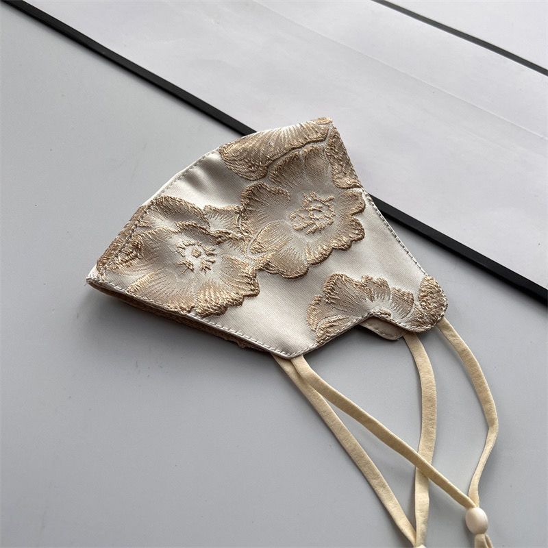 Three-dimensional Embroidery Mask Fashionable Sunscreen Breathable Eye Corners New Warm_voghion.com