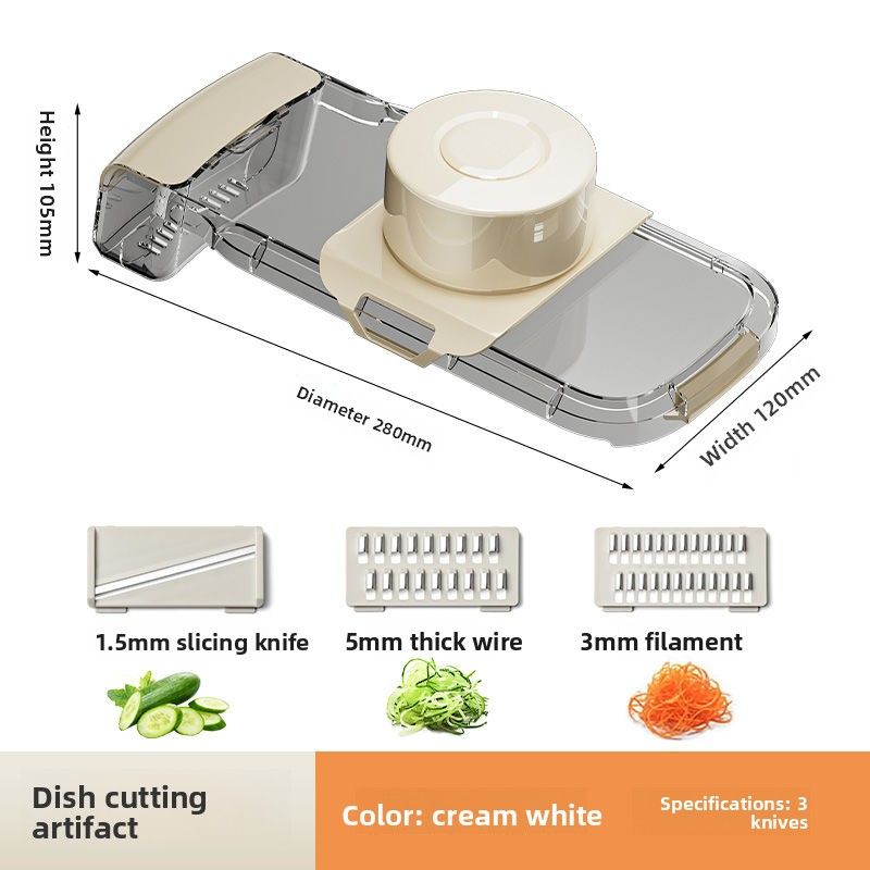 Vegetable Multi-Functional New Model Potato Shredder Grater Kitchen Household Radish Slicer_voghion.com