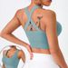 Intimo e pigiami Reggiseno sportivo push-up antiurto per corsa e yoga incrociato con schiena splendida, sottile e ad asciugatura rapida_voghion.com