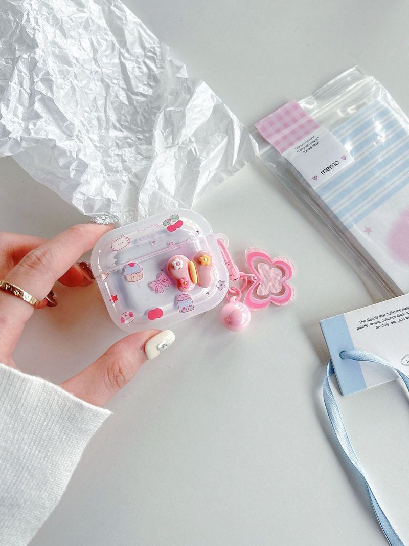 Spring three-dimensional butterfly for airpods 3 protective case pro2 Bluetooth 1/2 generation earphone case Japan and South Korea_voghion.com