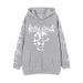 Gothic Y2K Unisex Hoodie met schedelprint - Oversized streetwear sweatshirt met rits voor mannen en vrouwen - Donkere esthetische trui (zwart, wit, grijs)_voghion.com