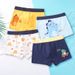 Fabbrica all'ingrosso biancheria intima per bambini ragazzi cotone Un cartone animato boxer per bambini grandi boxer per ragazzi biancheria intima_voghion.com