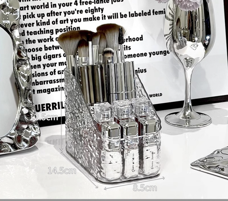 Caja de almacenamiento de pinceles de maquillaje de alta calidad, lápiz labial acrílico, productos para el cuidado de la piel, tocador de mesa, soporte para bolígrafos de escritorio, caja de almacenamiento, estante_voghion.com