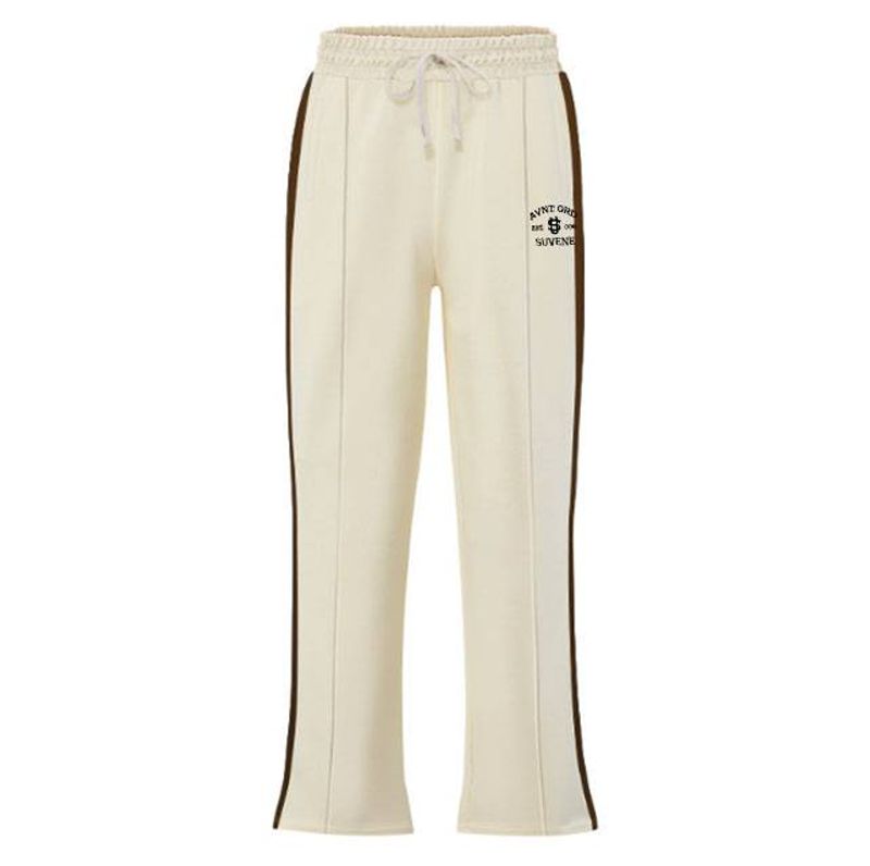 [RetroVibe] Pantalon de sport unisexe – Motif color block | Coupe décontractée_voghion.com