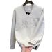 "Men's Casual Round Neck Sweatshirt – Oversized Graphic Print Patchwork Pullover"_voghion.com