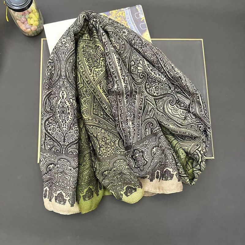 2023 New Cotton and Hemp Scarf, Autumn and Winter, High Grade Silk Scarf, Vacation and Tourism Beach Scarf, Shoulder_voghion.com