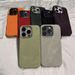 Suitable For IPhone 17 Pro Max Flannel Magnetic Phone Case 15 Ultra-fine Fiber Textured Protective Cover 16_voghion.com