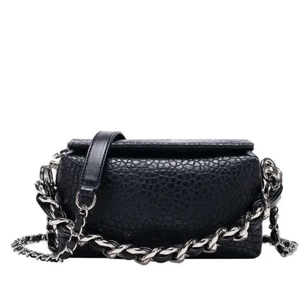 Designer 2025 Trendy Texture Chain Crossbody Bag, Modisches Lychee-Muster-Temperament, Vielseitig für Damentasche_voghion.com