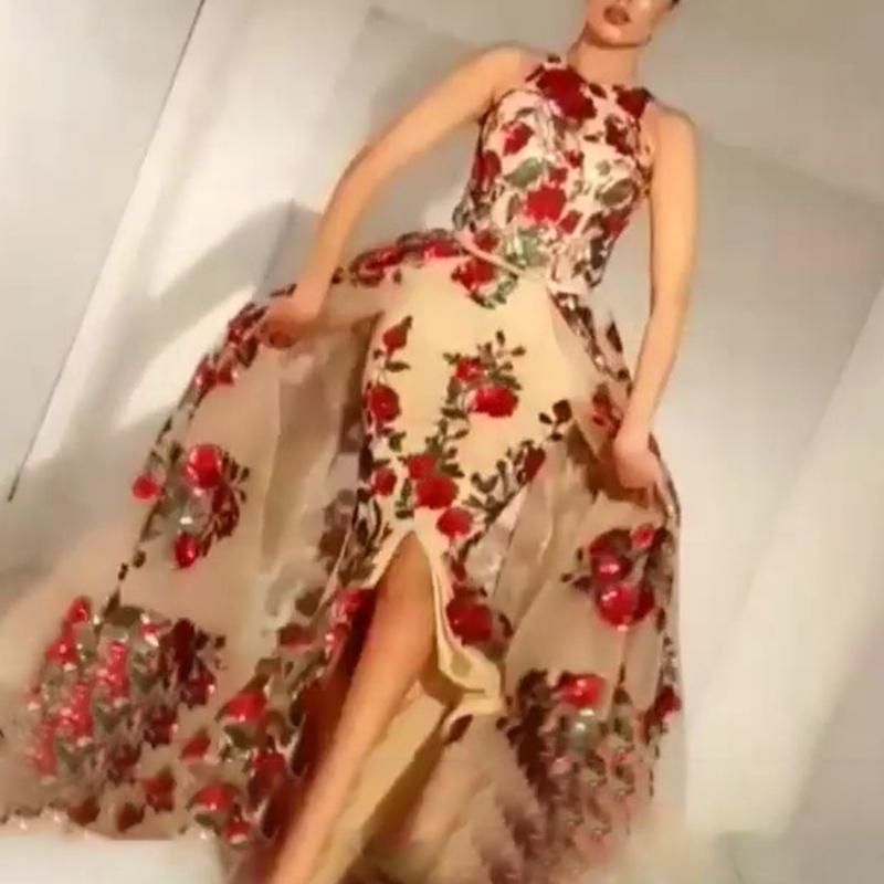 Roupas femininas primavera novo vestido sem mangas com lantejoulas swing novo estilo_voghion.com