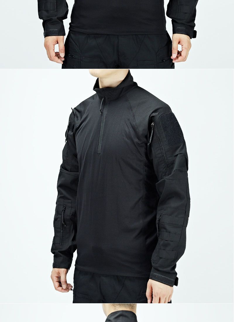 Taktischer Anzug für Herrenbekleidung, Kampfanzug für Herren, Ein kompletter Satz langärmeliger Trainingsuniformen für Frühling und Herbst, CS-Feldtrainingsanzug_voghion.com