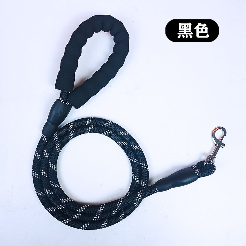 EVA Handle Nylon Reflective Walking Rope Large Medium Small Dog Leash Pet Supplies_voghion.com